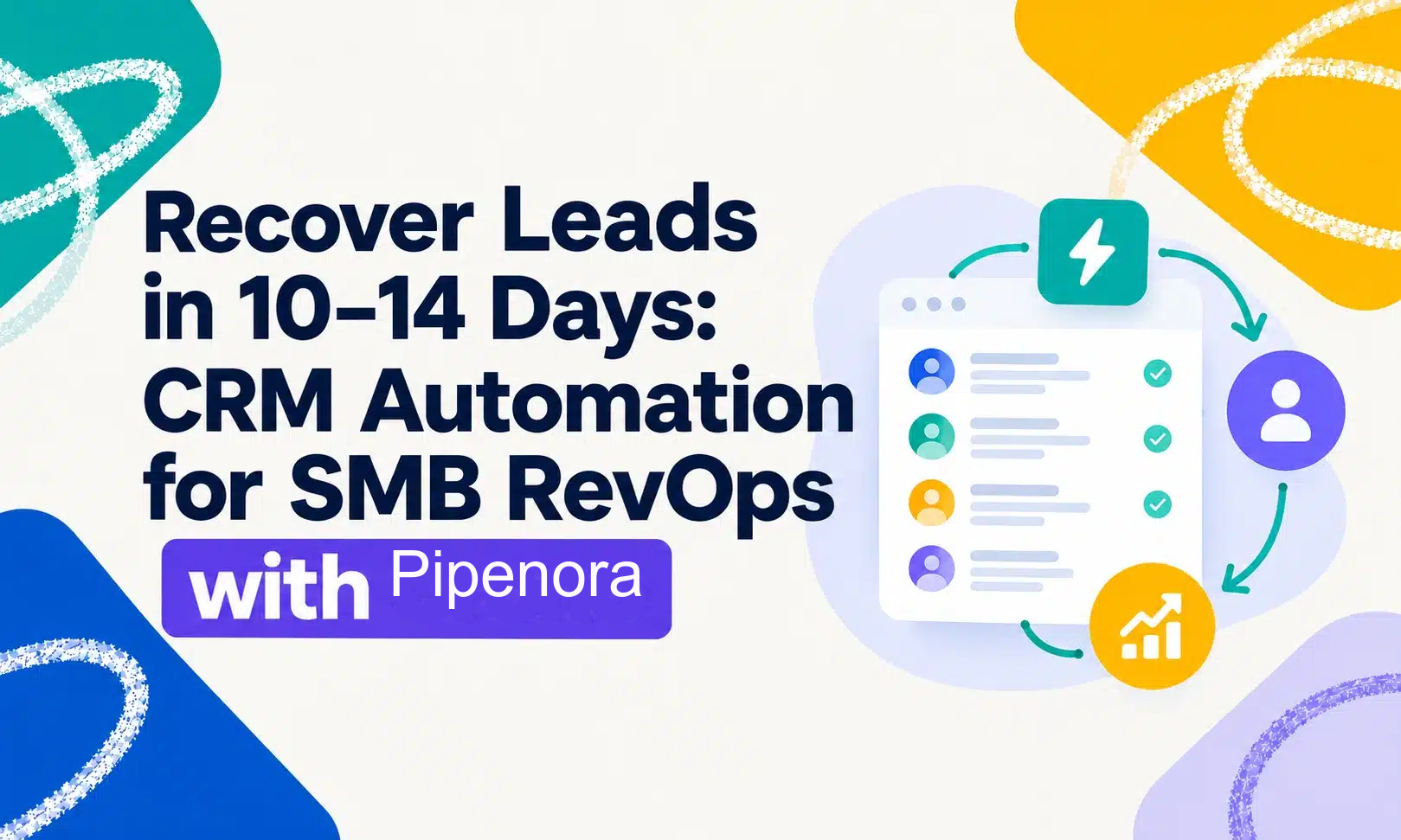 Recover Leads in 10–14 Days: CRM Automation for SMB RevOps with Pipenora
